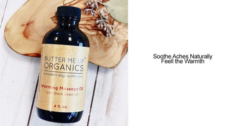 Organic Warming Massage Oil - Natural Relief for Muscle Aches and Wellness