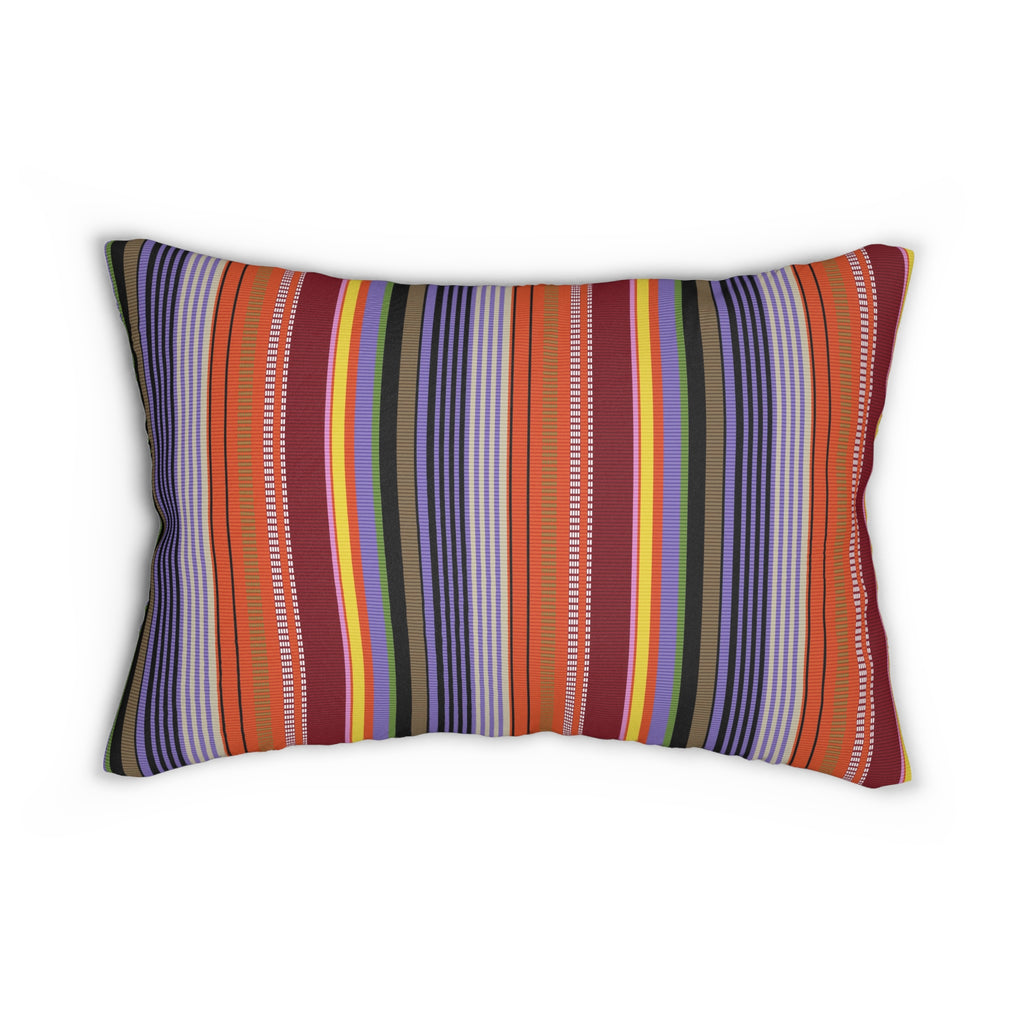 Chaska - Radiant Lumbar Pillow - Vibrant Beauty in Spun Polyester