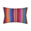 Wayki - Artistic Lumbar Pillow - Expressive Patterns in Spun Polyester