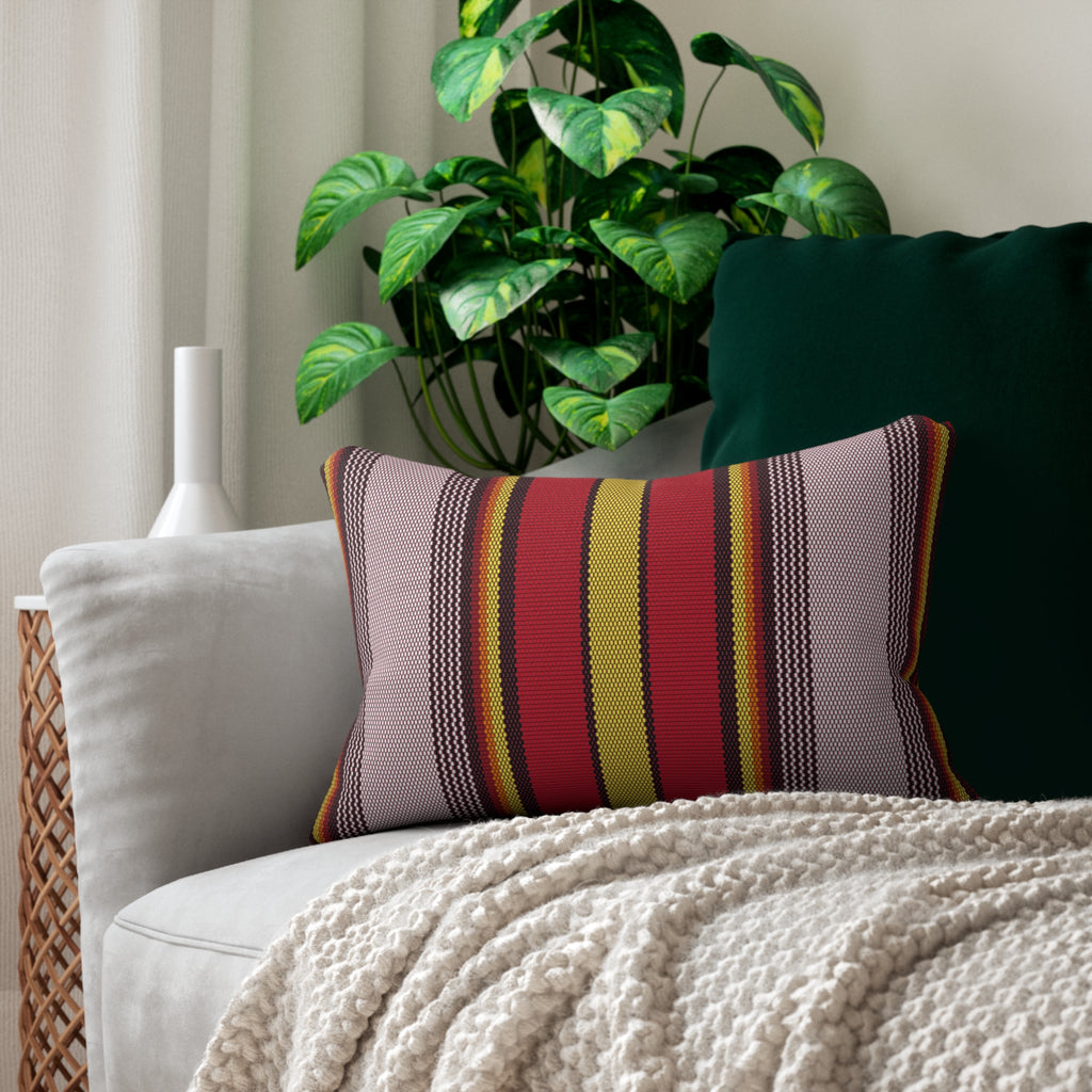 Piwqar - Whimsical Lumbar Pillow - Enchanting Design in Spun Polyester