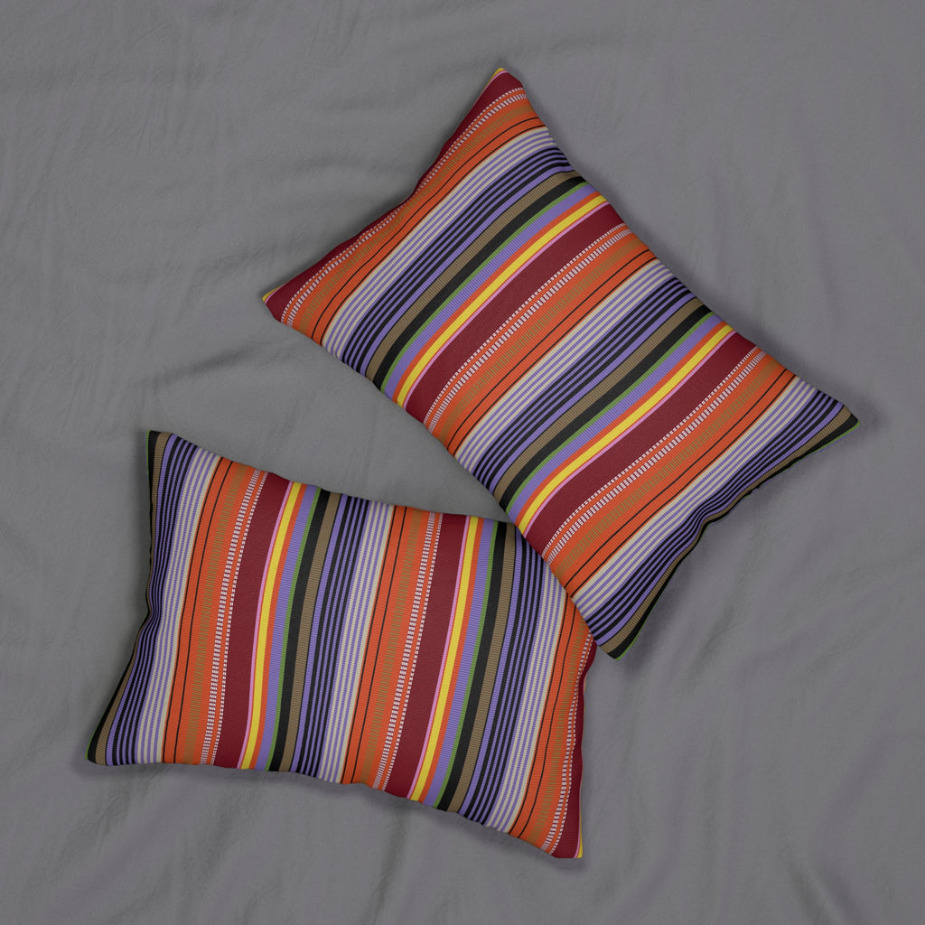 Chaska - Radiant Lumbar Pillow - Vibrant Beauty in Spun Polyester