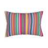 Sipas - Vibrant Lumbar Pillow - Dynamic Design in Spun Polyester