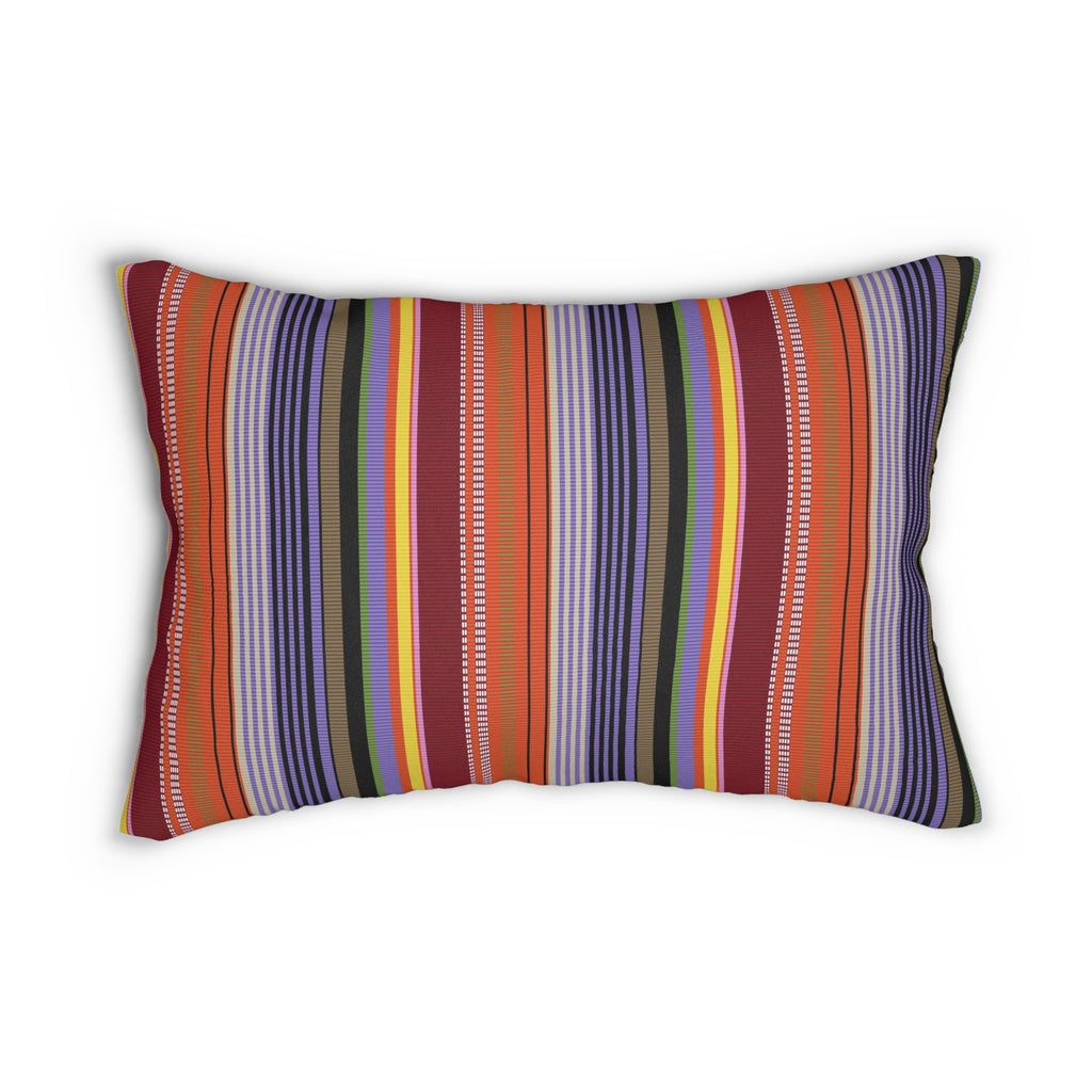 Chaska - Radiant Lumbar Pillow - Vibrant Beauty in Spun Polyester