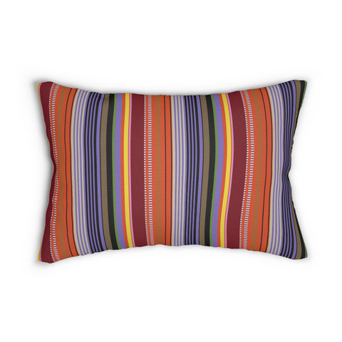 Chaska - Radiant Lumbar Pillow - Vibrant Beauty in Spun Polyester