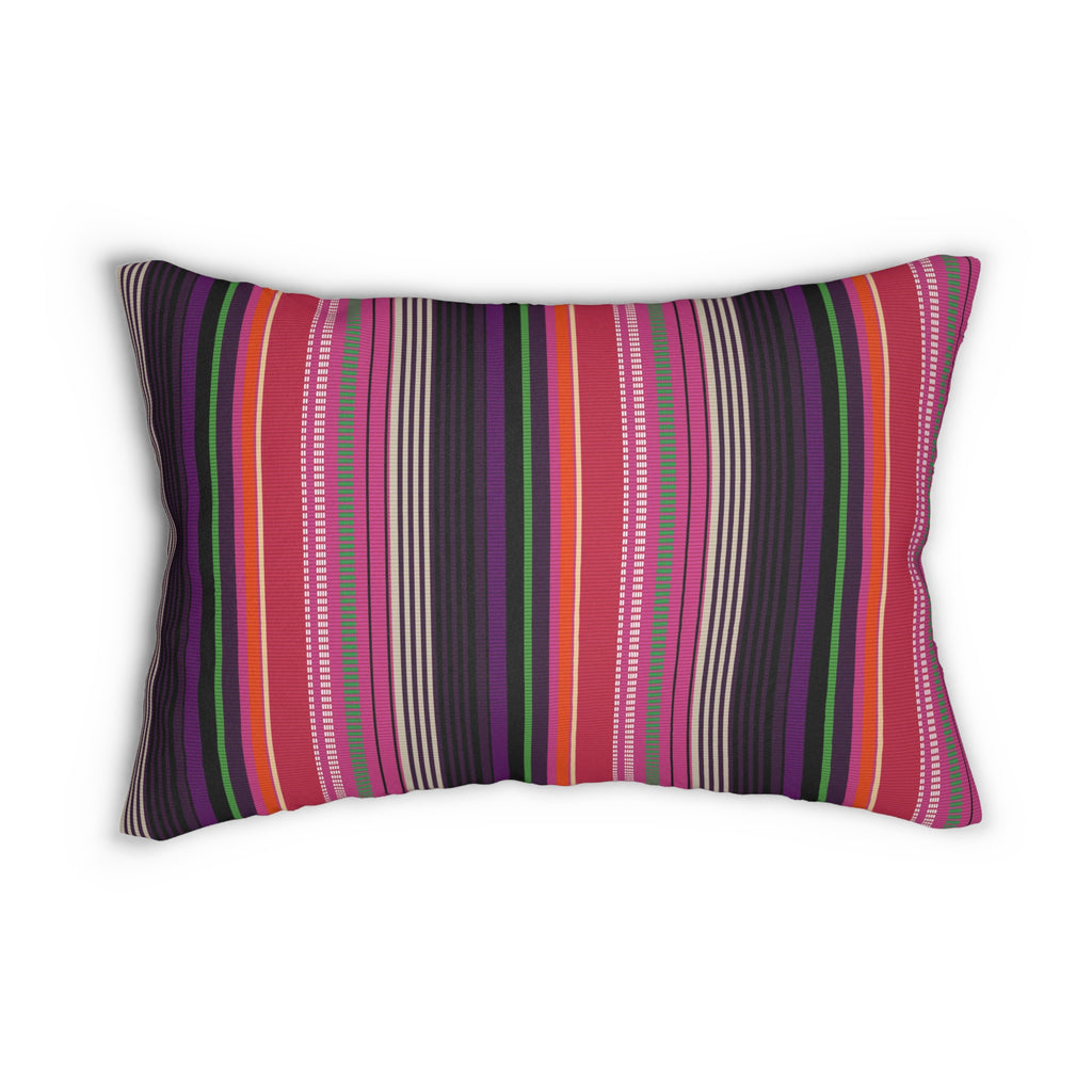Rumi - Alluring Lumbar Pillow - Captivating Beauty in Spun Polyester