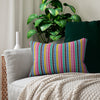 Awana - Playful Lumbar Pillow - Cheerful Accent in Spun Polyester