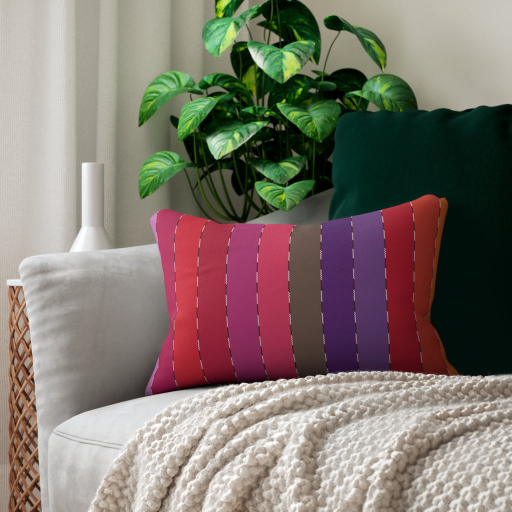 Wamanqa - Accent Lumbar Pillow - Opulent Feel in Spun Polyester