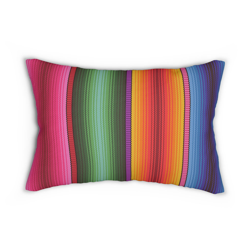 Wallpa - Harmonious Lumbar Pillow - Balanced Appeal in Spun Polyester