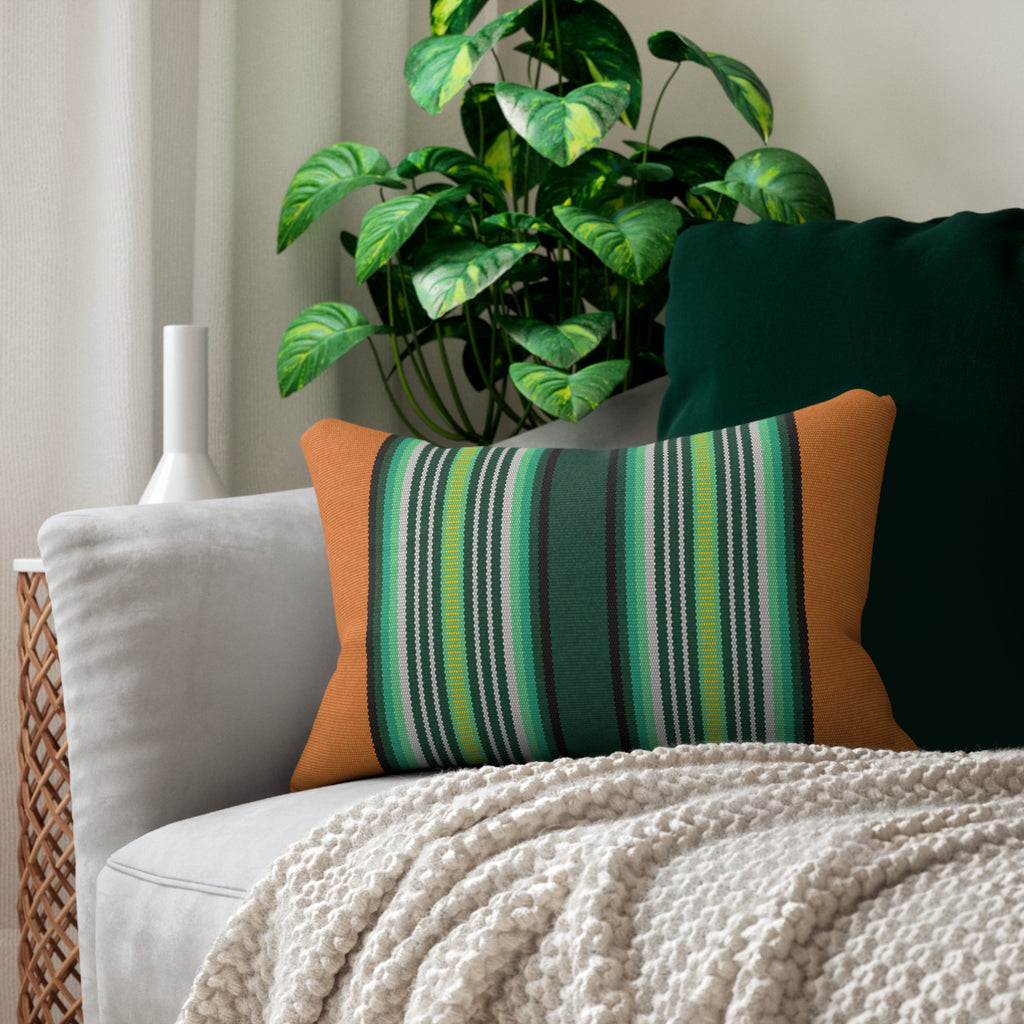 Pachamama - Earthy Lumbar Pillow - Natural Comfort in Spun Polyester