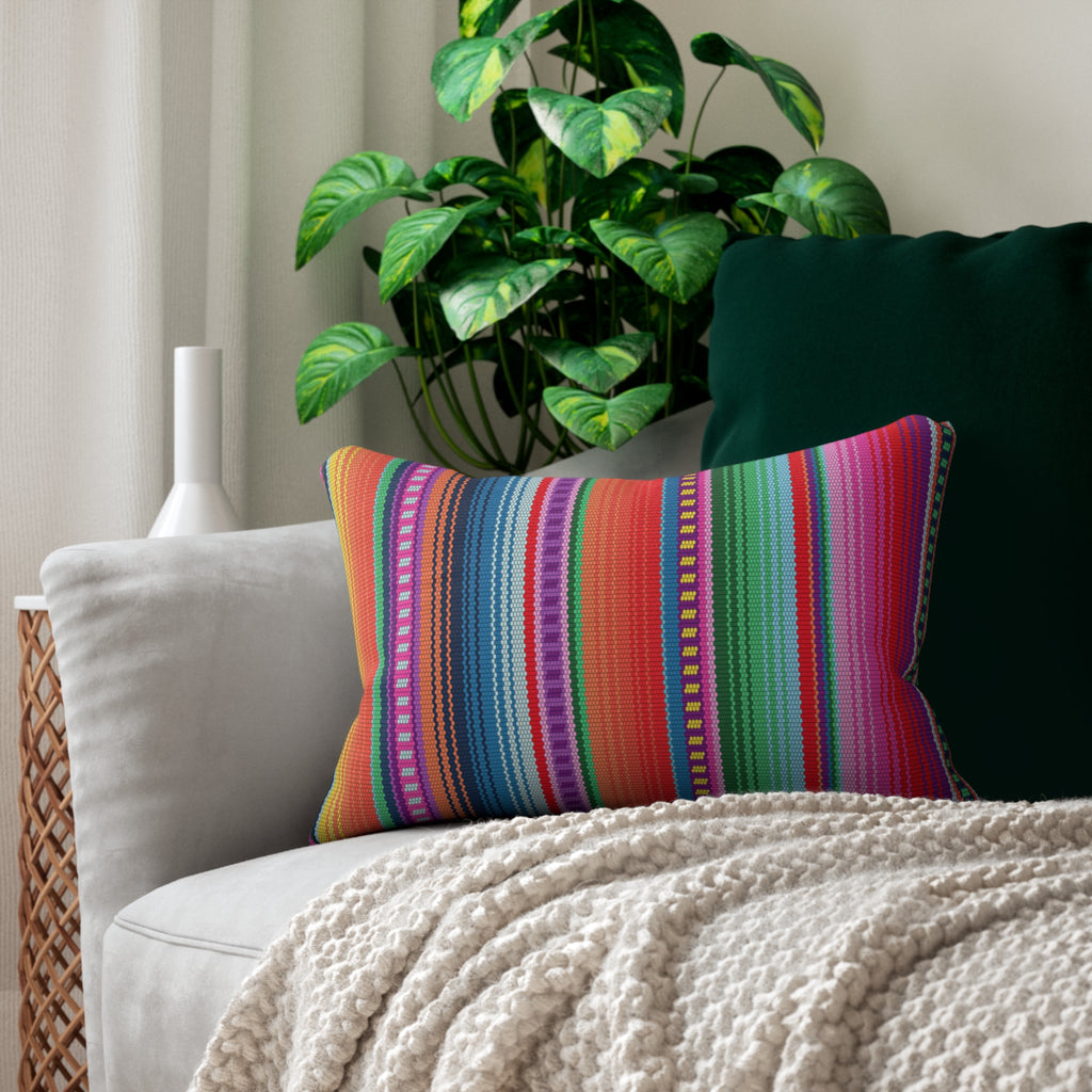 Raymi - Enchanting Lumbar Pillow - Captivating Charm in Spun Polyester