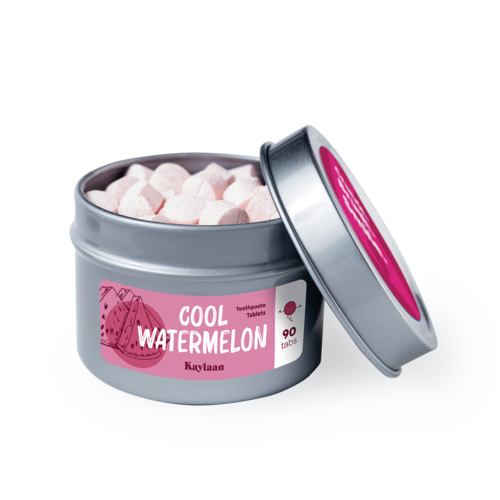 Watermelon Toothpaste Tablets for Complete Oral Hygiene - 90 Counts